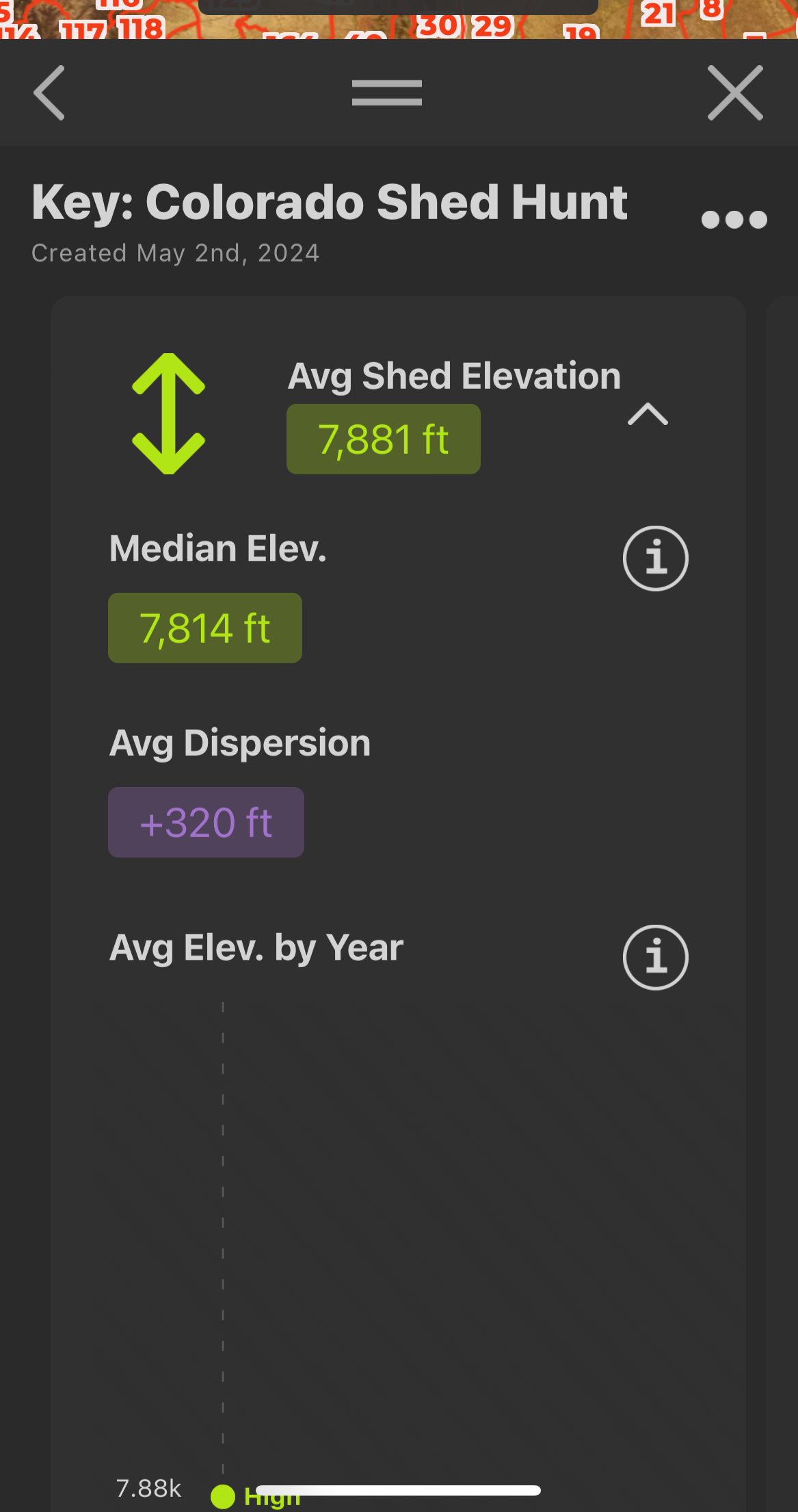 Shed Hunts - Customizable Shed Hunting Stats | Scout To Hunt App