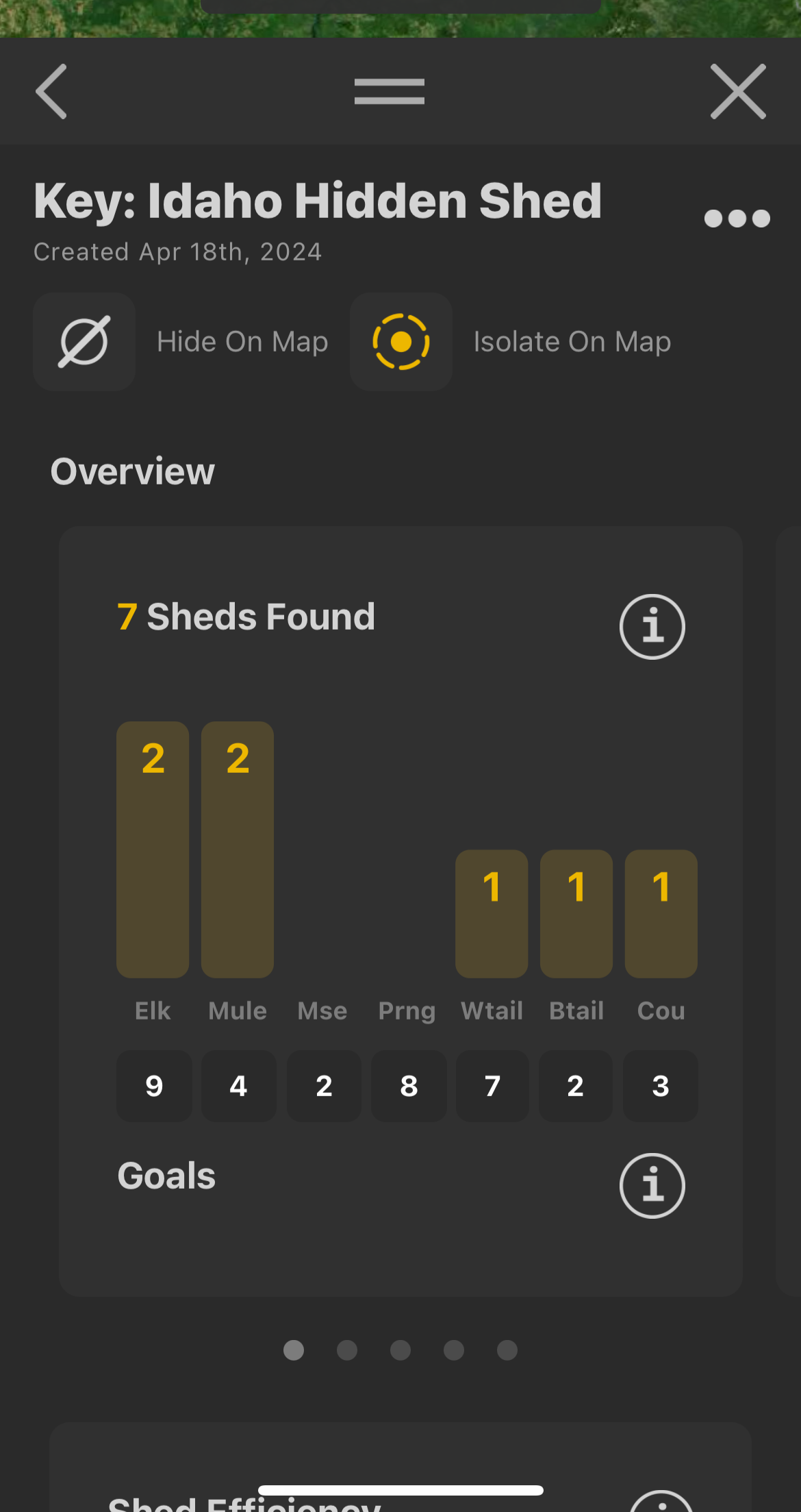 Shed Hunts - Customizable Shed Hunting Stats | Scout To Hunt App